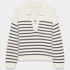 Aritzia Merino Wool Striped Sweater (Wilfred
Clara Merino Wool Sweater) XS